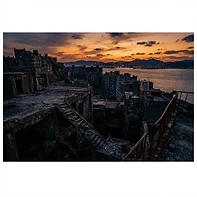 Past frame from Hashima (Gunkanjima) — Nagasaki, Japan