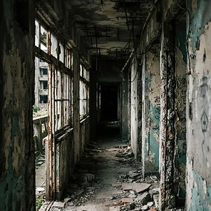 Past frame from Hashima (Gunkanjima) — Nagasaki, Japan