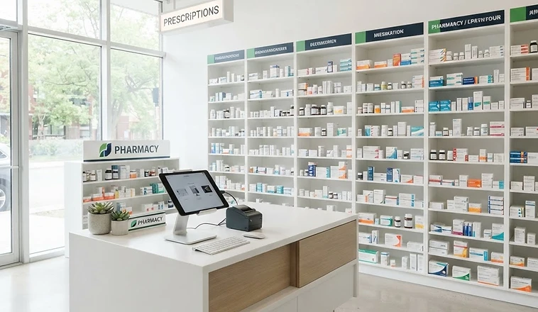Farmacia moderna utilizando MiFarmaciaRD