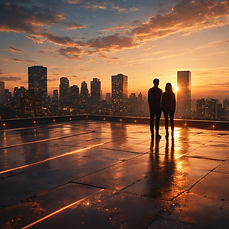 Rooftop sky — cover art