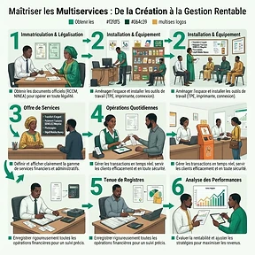 Étapes du processus : Maîtriser les Multiservices : De la Création à la Gestion Rentable