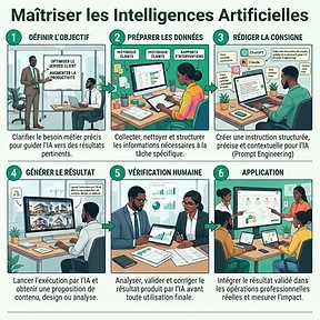 Étapes du processus : Maîtriser les Intelligences Artificielles
