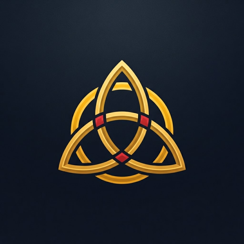 The PBC Triquetra — Valor Heights emblem