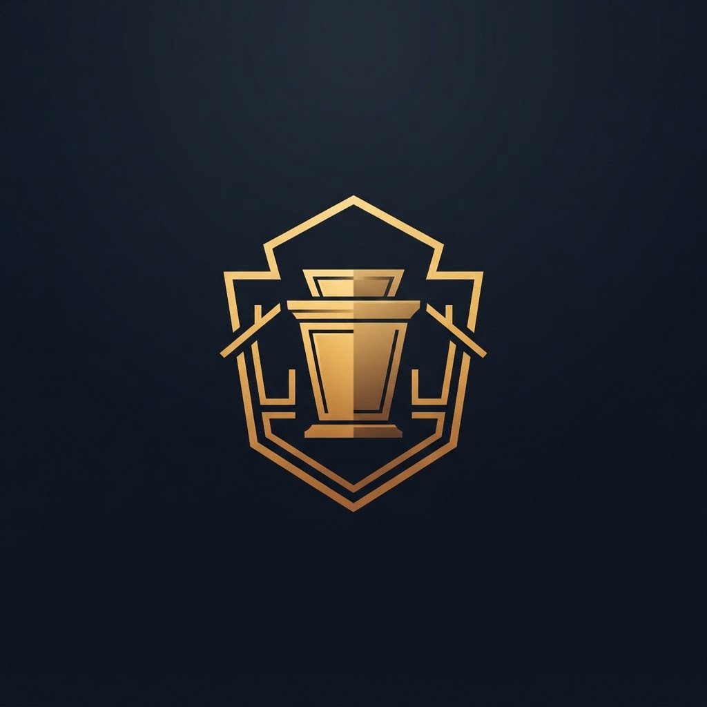 The Clarity Heights Keystone — Valor Heights emblem