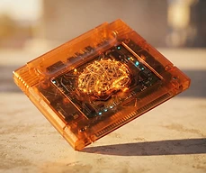 Retro game cartridge for KINE OS & CONTEXT-SYSTEM