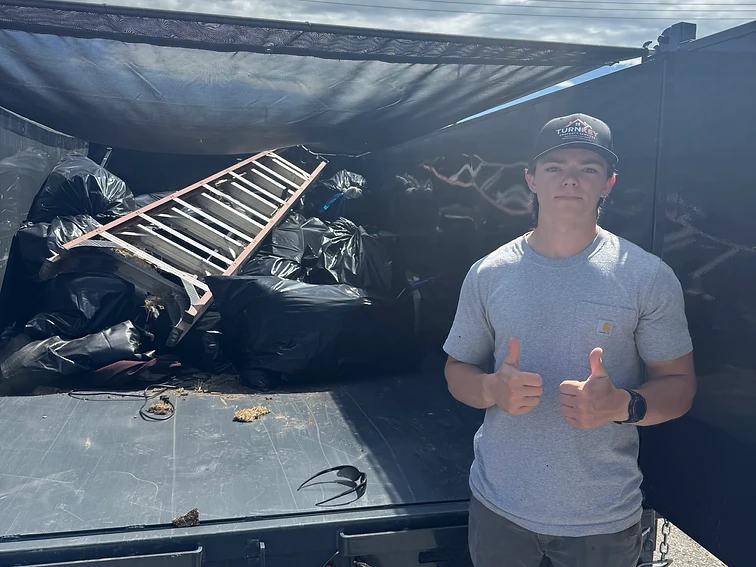 Salt Lake Valley Junk Removal crew on site