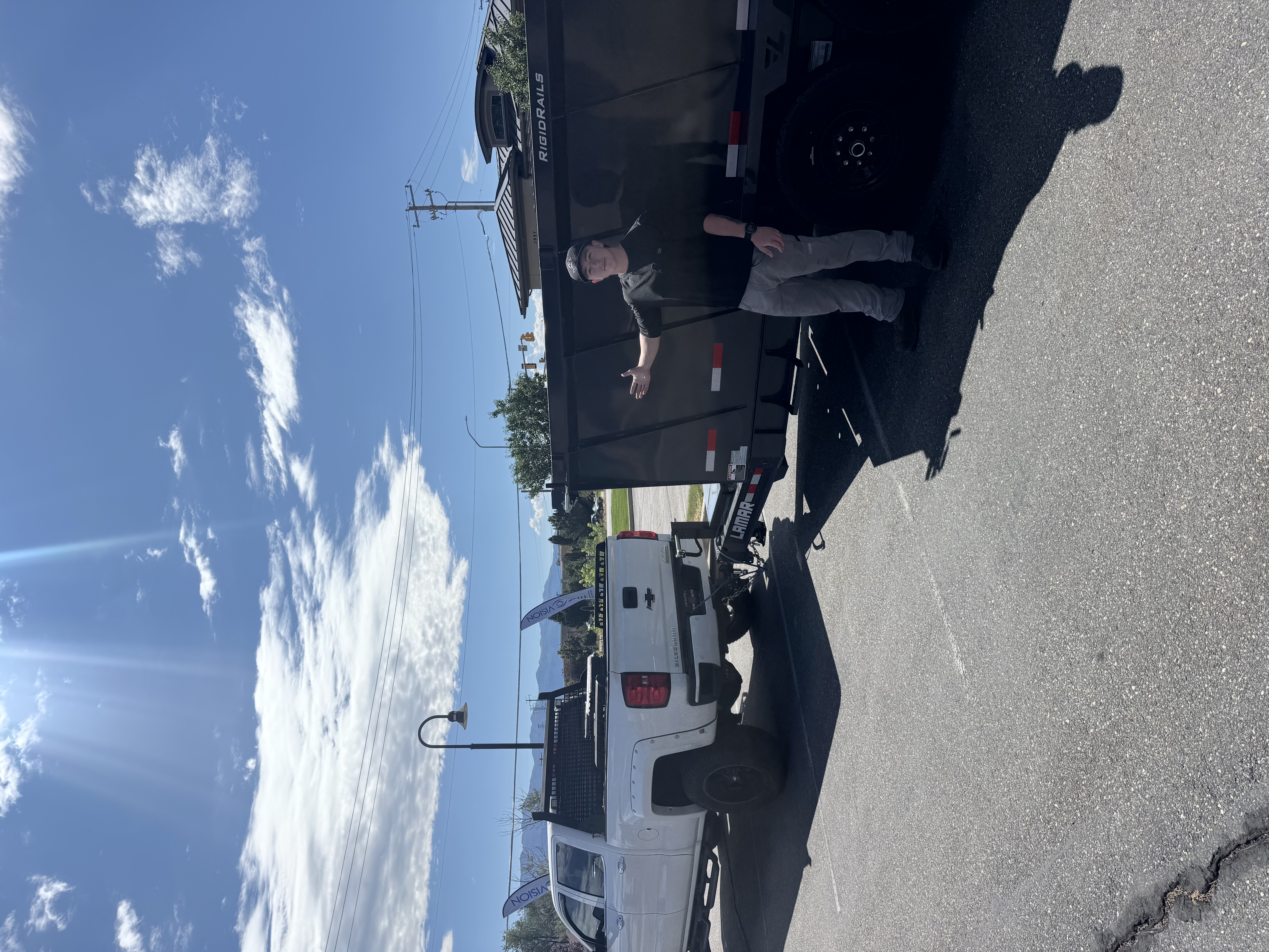 Salt Lake Valley Junk Removal crew and trailer
