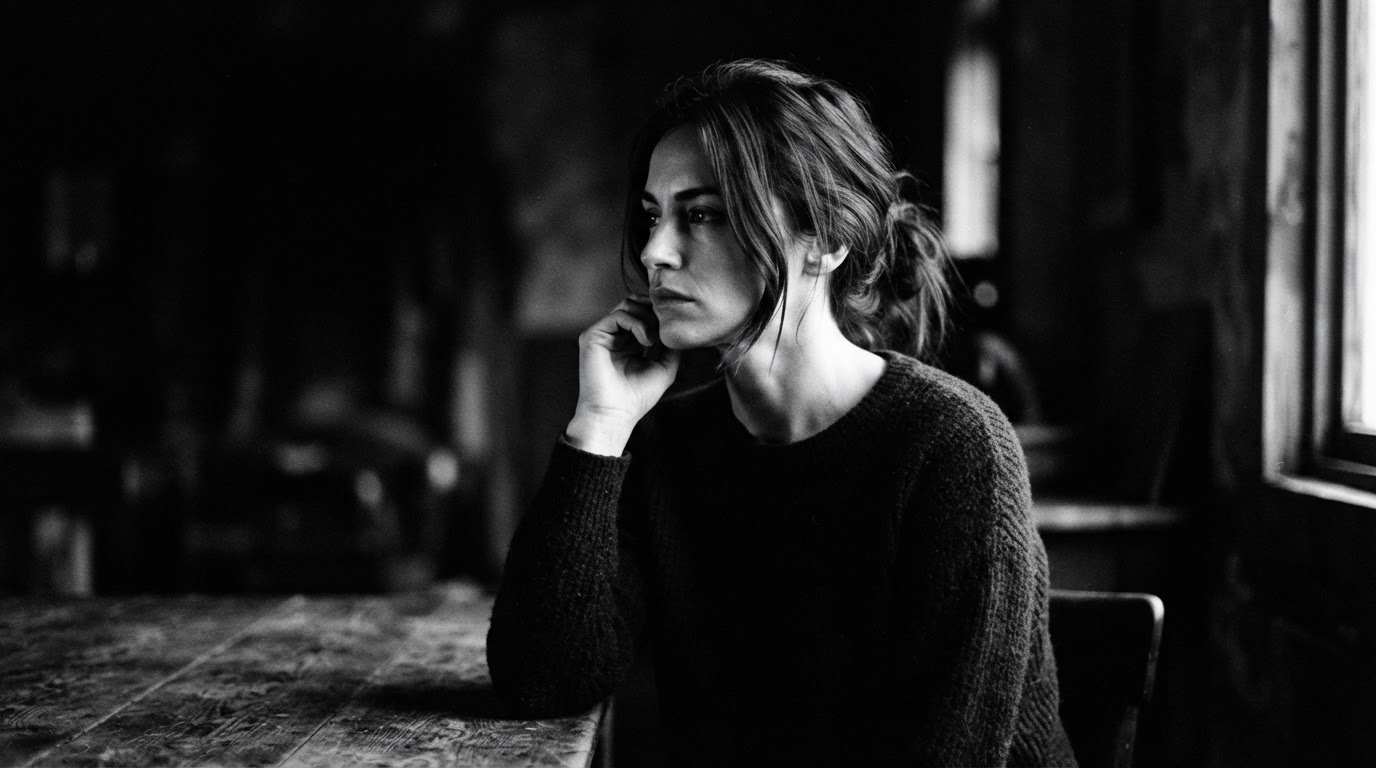 Black and white editorial portrait by Click Melau Photo Studio in McAllen, Texas