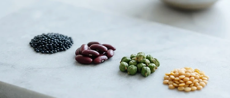 Still-life of Black Lentils