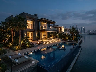 Palm Waterfront Villa