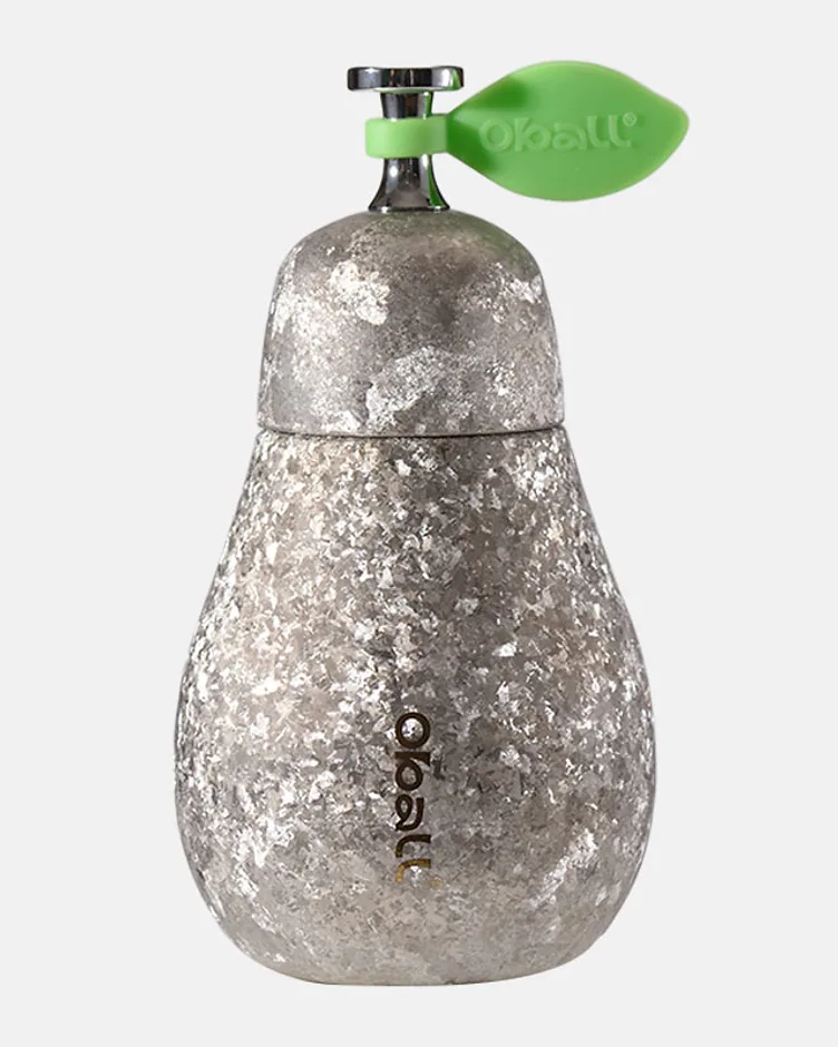 Груша Серебристый (Pear) — Серебристый — титановая бутылка Oball