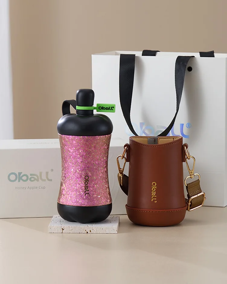 Эппл Розовый (Apple) — Розовый — титановая бутылка Oball