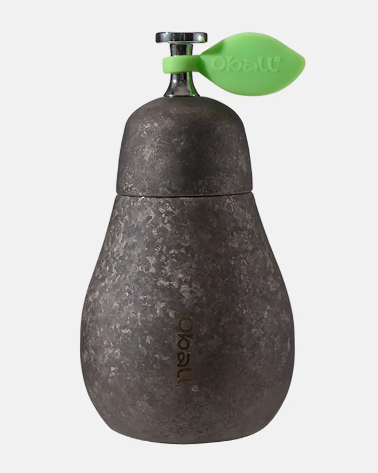 Груша Черный (Pear) — Черный — титановая бутылка Oball