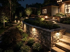 Retaining Walls — Night