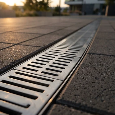 Drainage — macro material detail