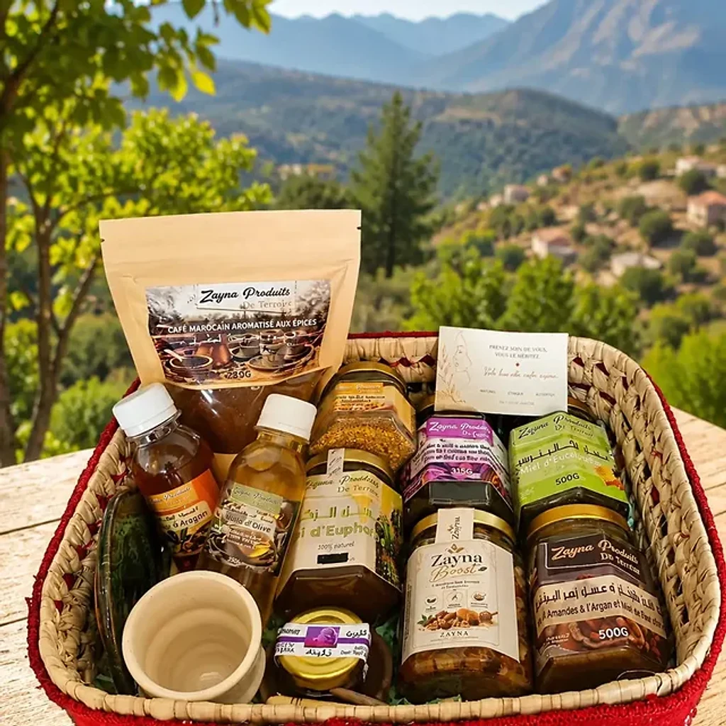 Tapis berbères et poterie artisanale