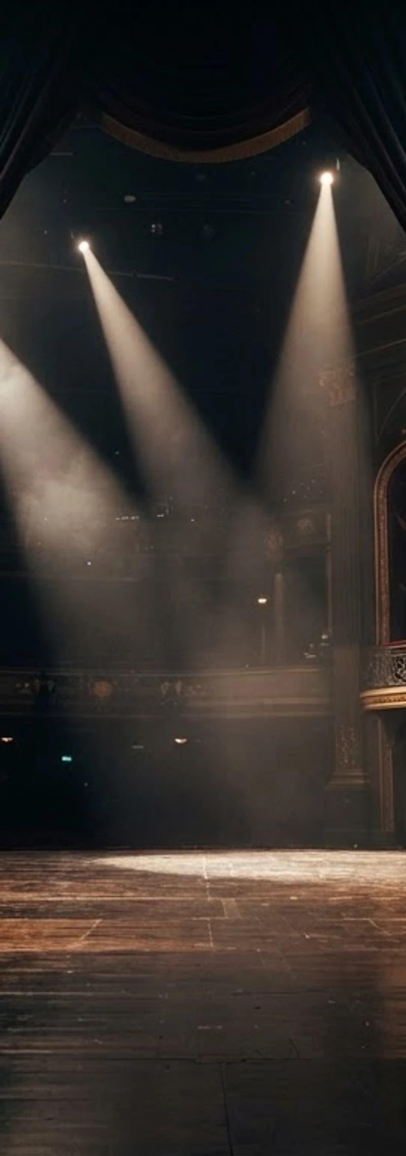 The empty stage