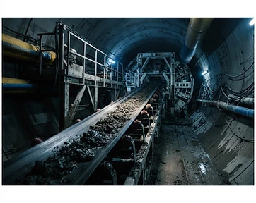 Civil infrastructure project involving tunnelling and wet material handling