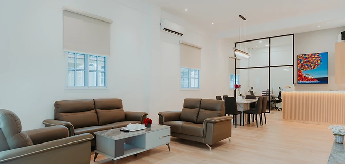 Comfortable, bright living space at iCare Elderly Care Centre
