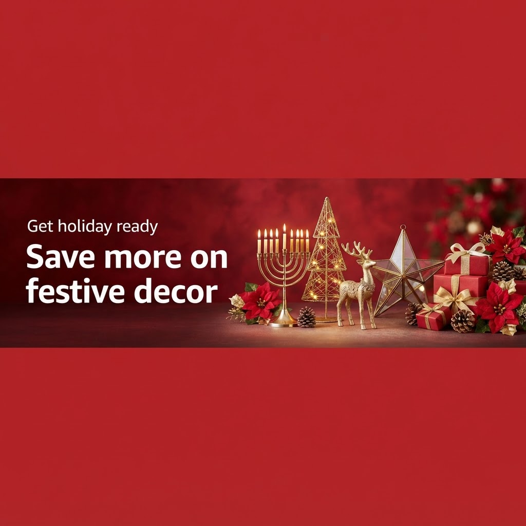 Get holiday ready — Save more on festive decor