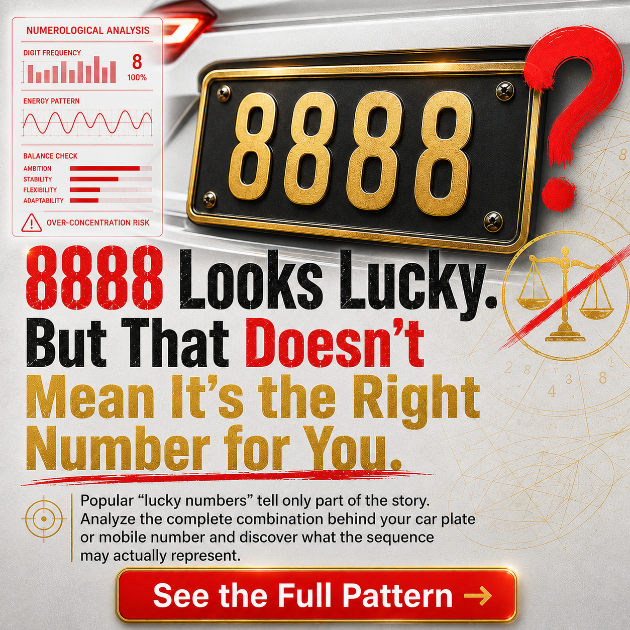 8888 Looks Lucky. But That Doesn't Mean It's the Right Number for You.