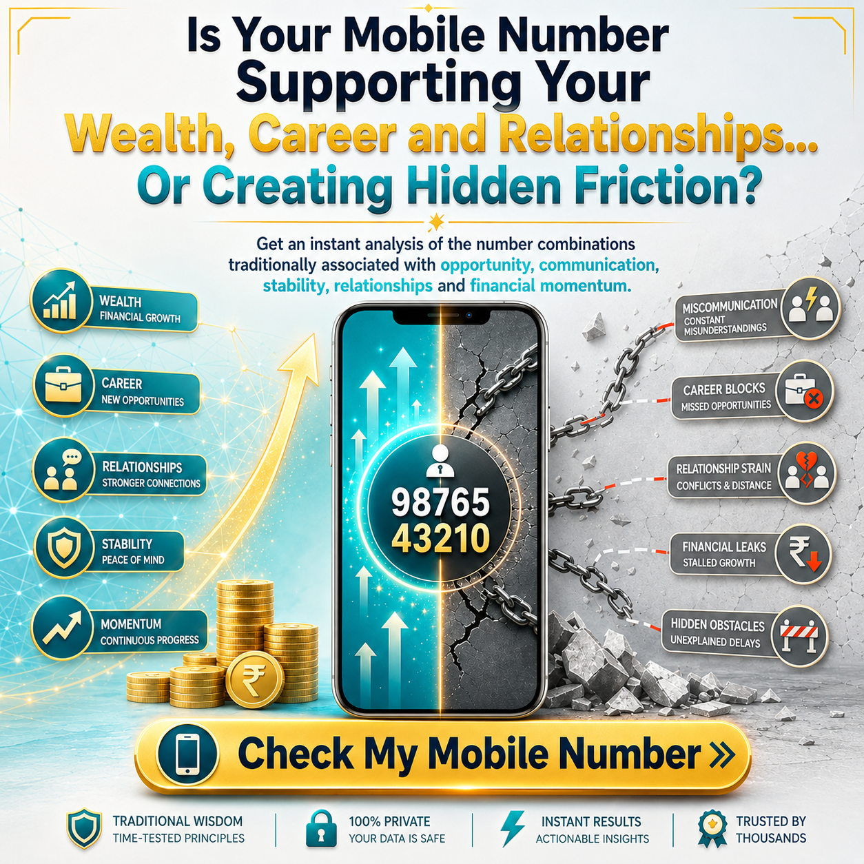 Is Your Mobile Number Supporting Your Wealth, Career and Relationships... Or Creating Hidden Friction?