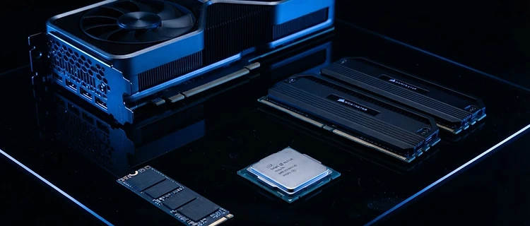 Premium PC components for a custom GameFury build
