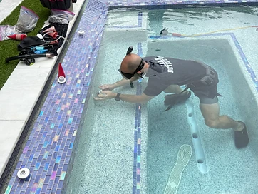Pool and Hot tub leaks found in a newly remodeled pool