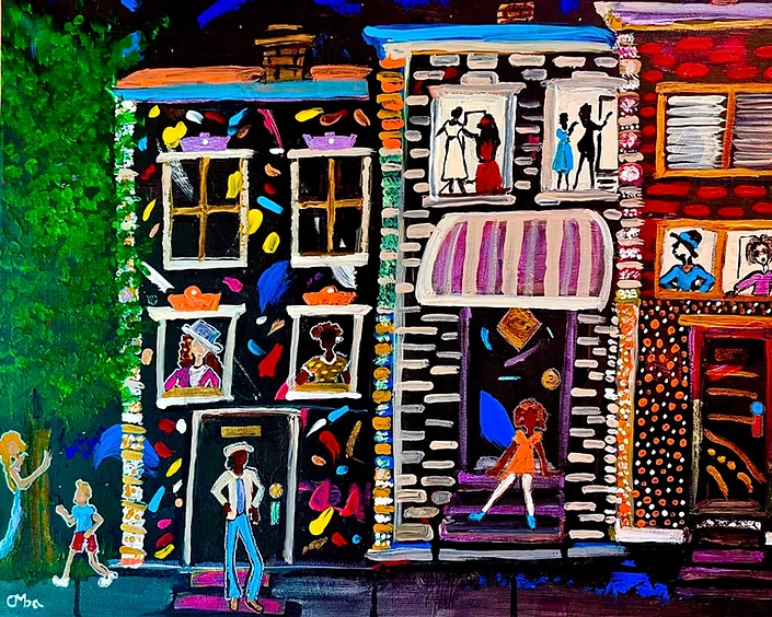 Artwork: Summer Night on Warren Str.