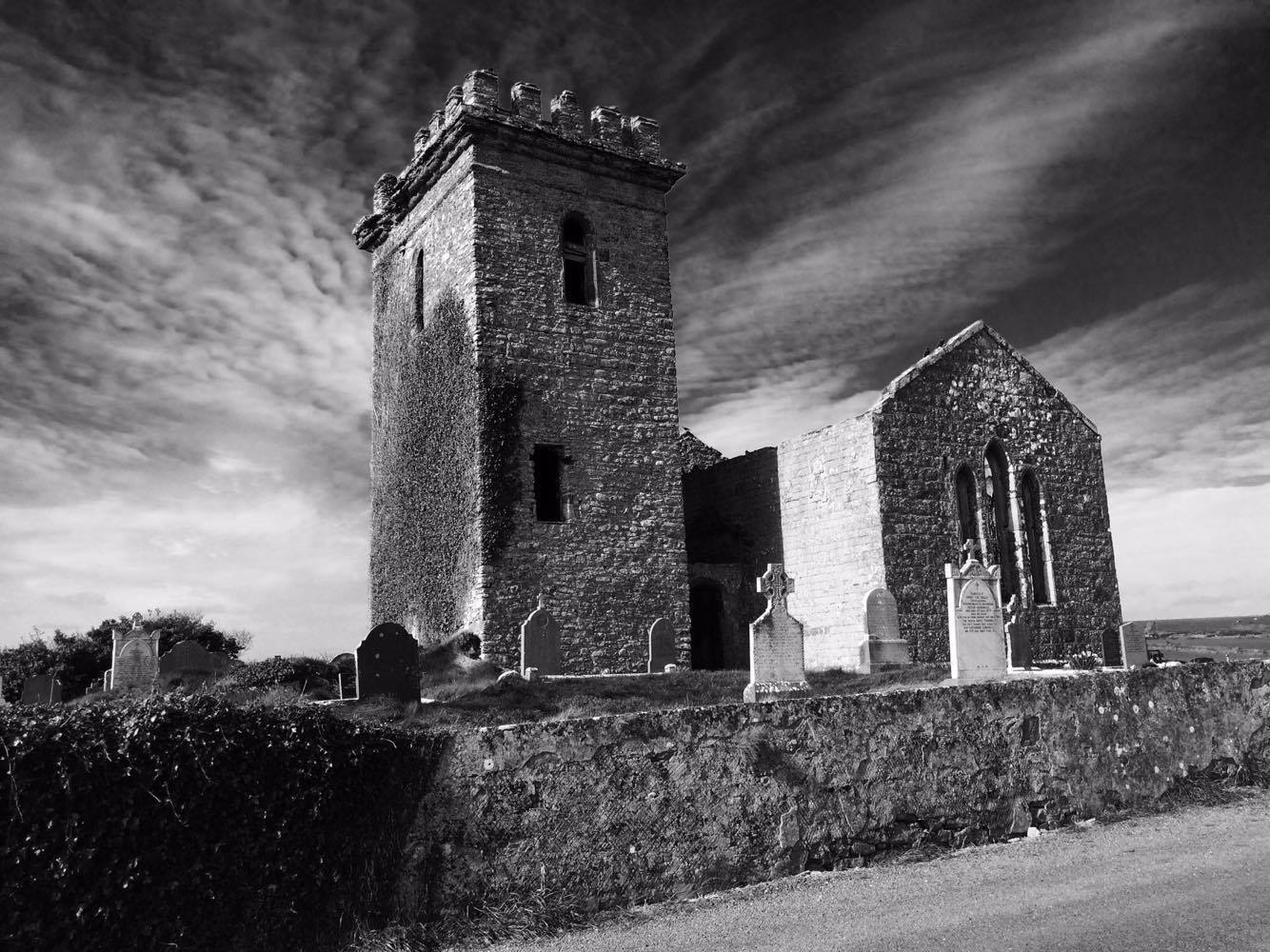 St Mary's Church and graveyard at Templetown, County Wexford