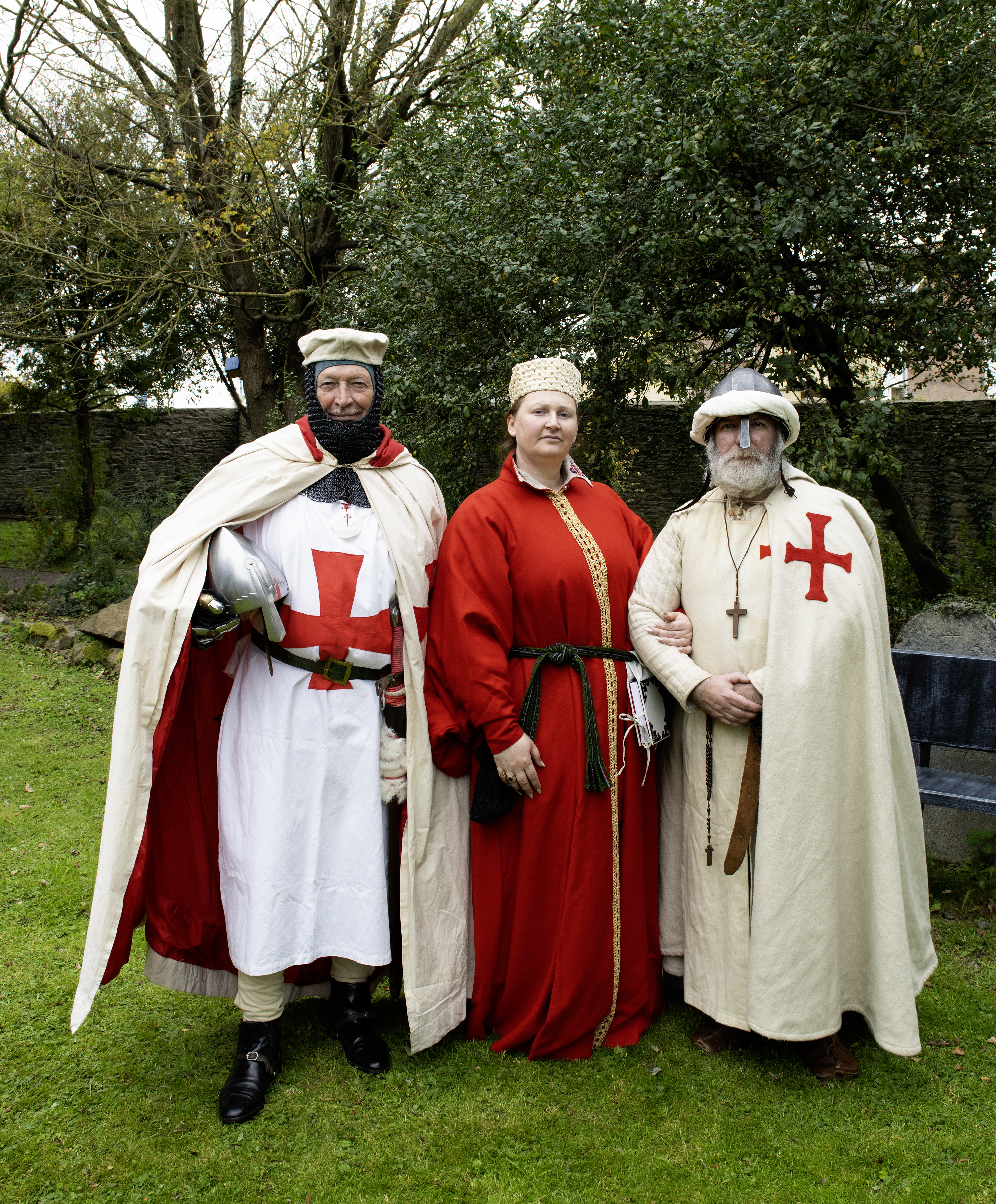 Brendan M. Rohan, Helena Stackpoole and Conchobhar Ó Súilleabháin at Kilbarry
