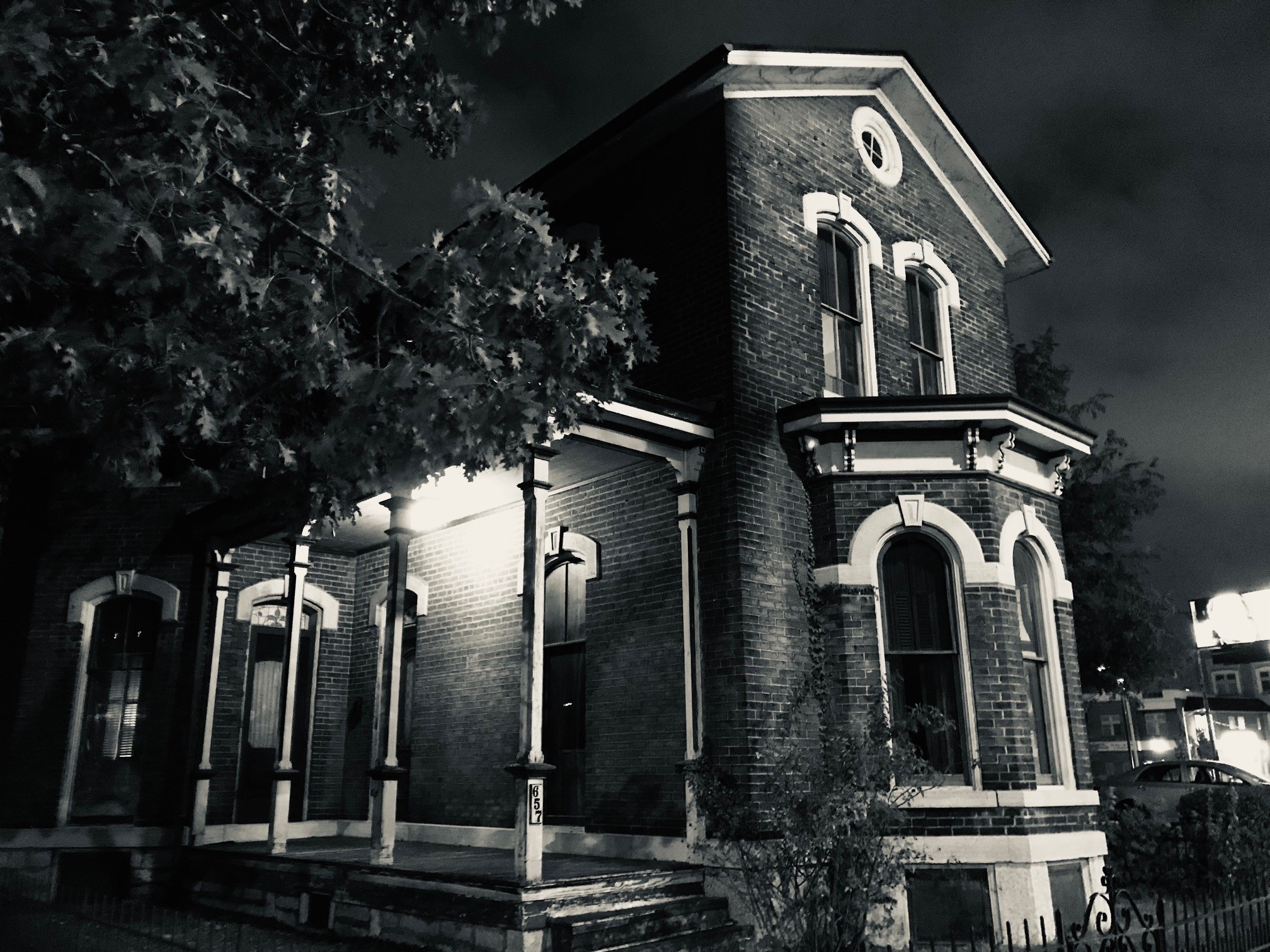 Kelly Family Home at 657 South Main Street, Dayton, Ohio, photographed by Helena B. Scott