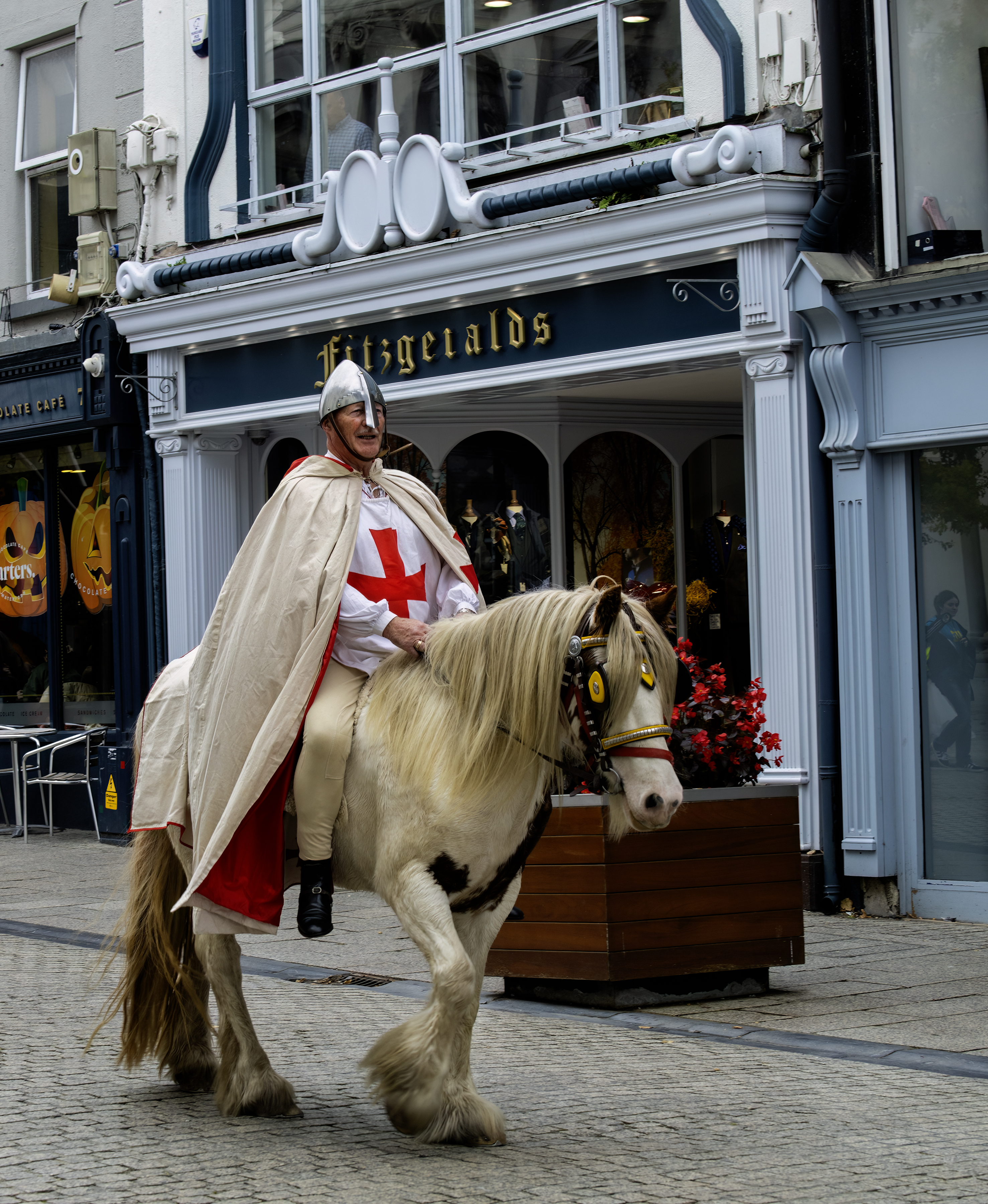 Brendan M. Rohan mounted in Waterford city