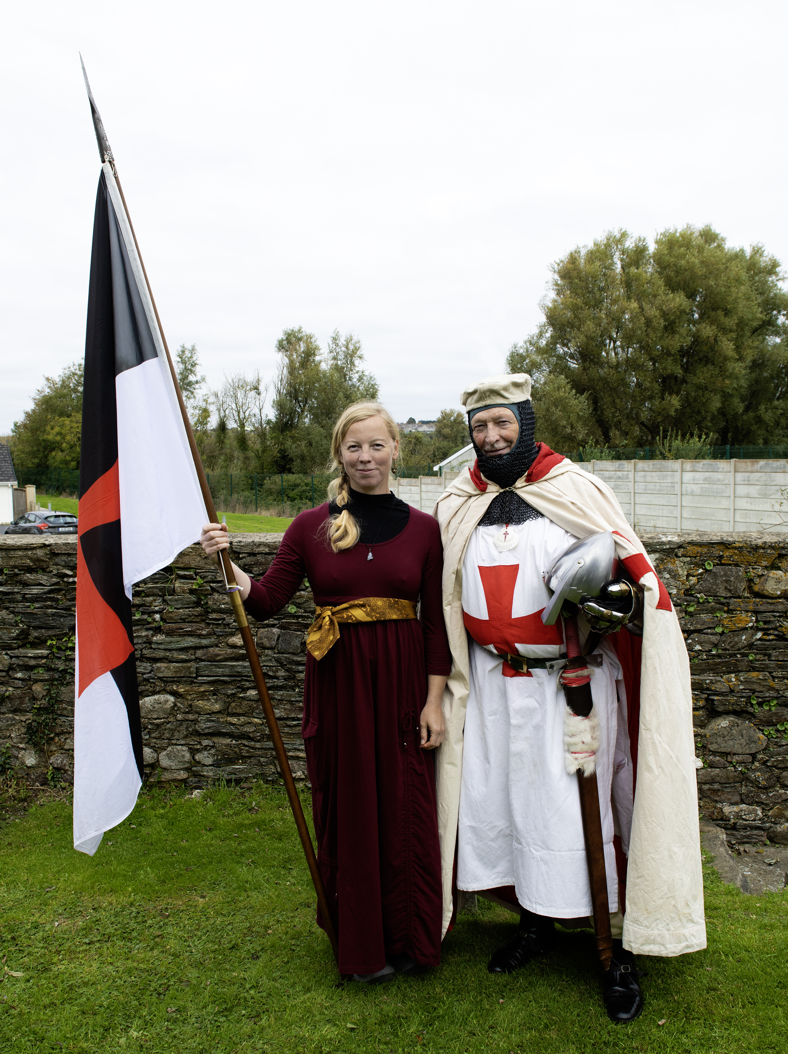 Brendan M. Rohan with Susannah during Waterford Templar Historical Day