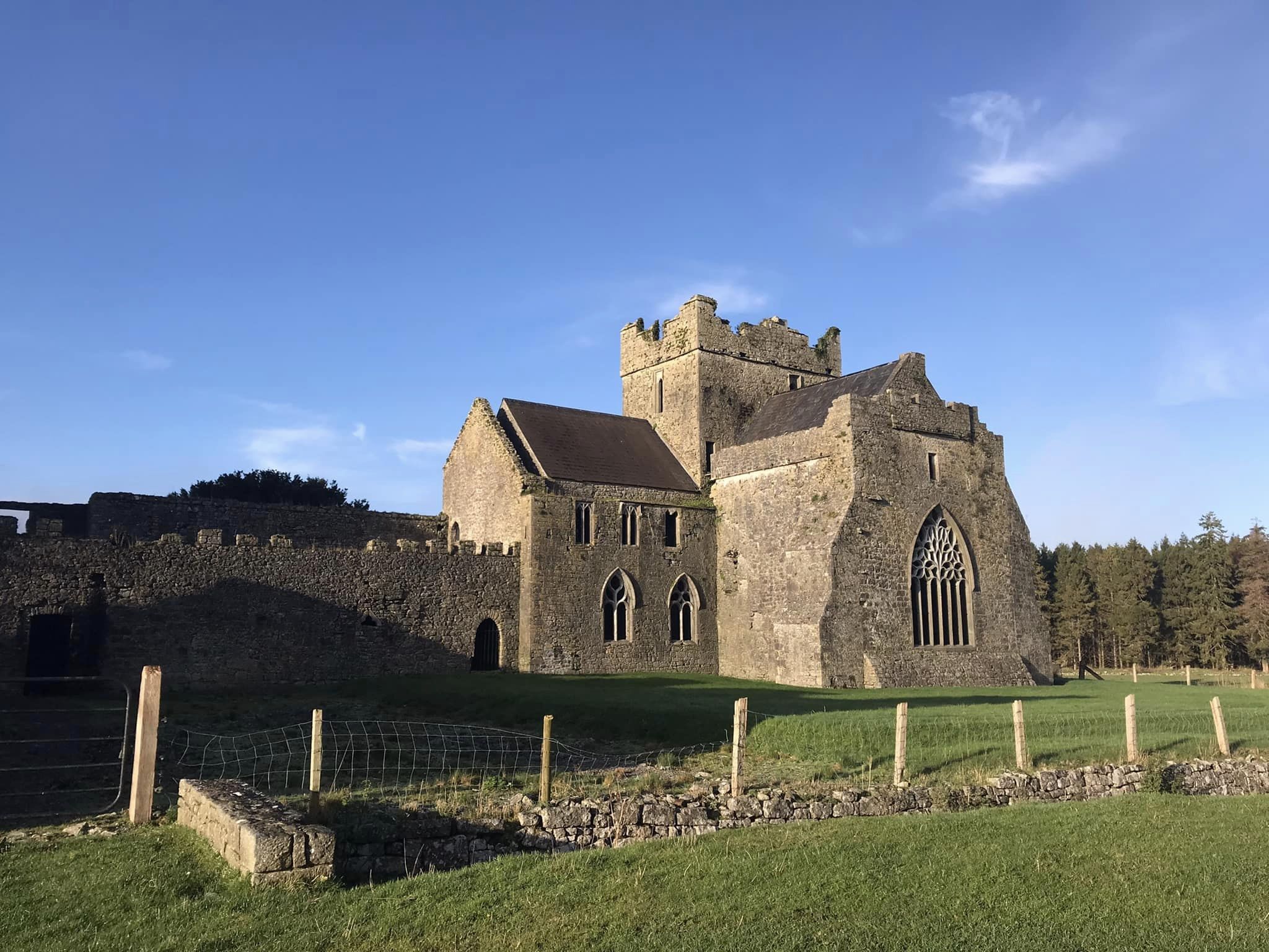 Kilcooley Abbey in County Tipperary, a principal Marks of Ireland research landscape