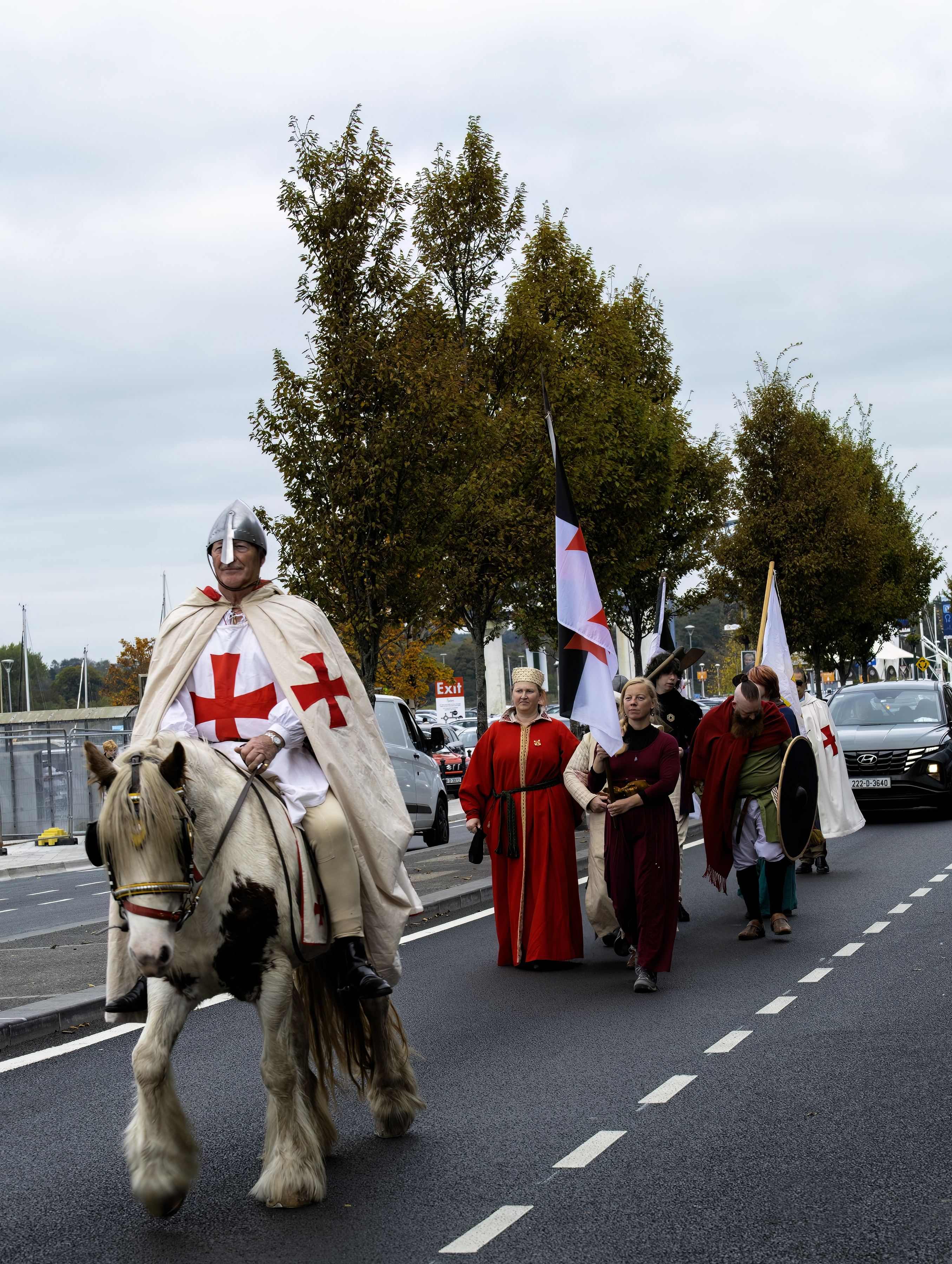 Brendan M. Rohan during the Waterford city parade