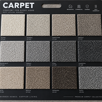 Carpet sample — Premium Carpet Collection Board