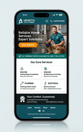 Home Services website demo