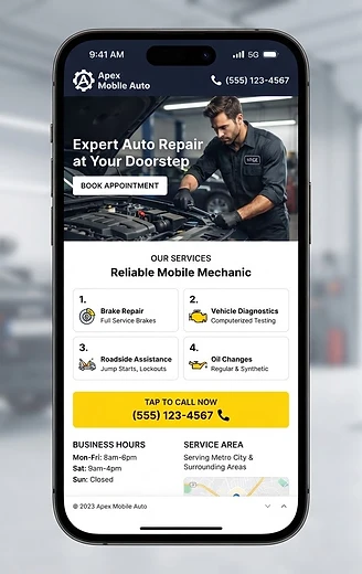 Auto Services website demo