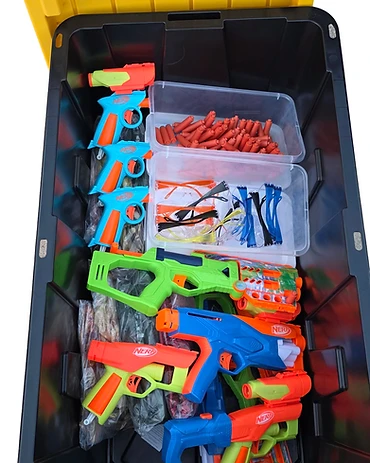 Nerf Battle Kit — foam blaster party rental kit