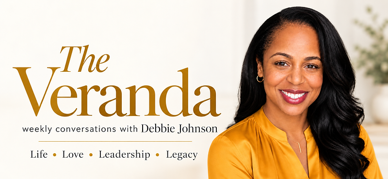 The Veranda, weekly conversations with Debbie Johnson
