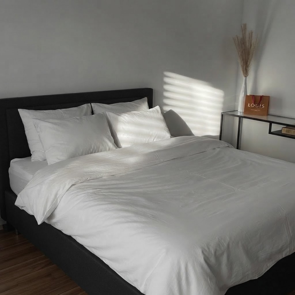 Bed linen change after clean