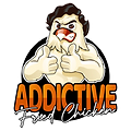 Addictive Fried Chicken mascot logo