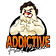 Addictive Fried Chicken mascot logo