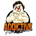 Addictive Fried Chicken mascot logo