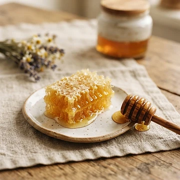 Raw honeycomb