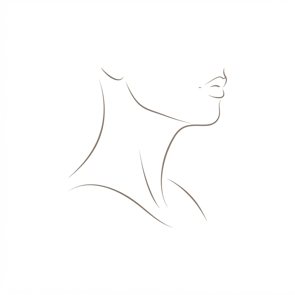 Fine line-art fashion sketch of an elegant woman in a poised, reflective pose embodying self-recognition and inner knowing.