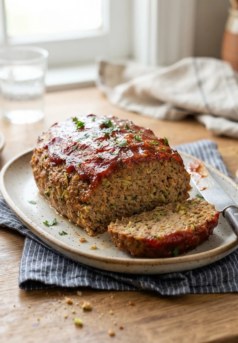 Turkey Zucchini Meatloaf