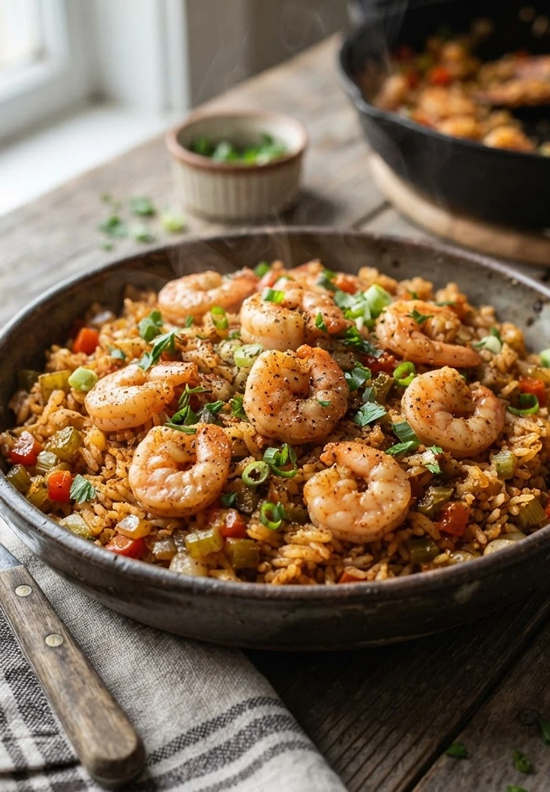 Cajun Shrimp Dirty Rice