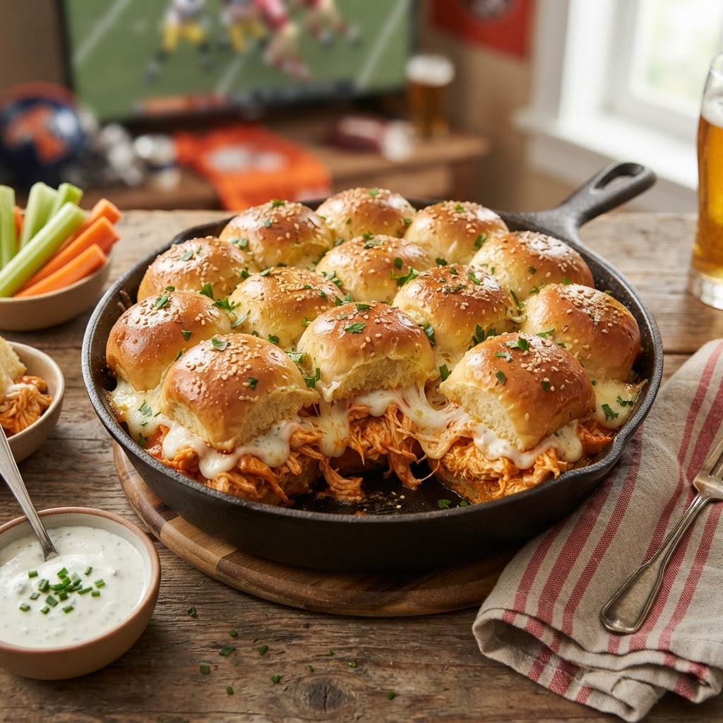 Game Day Buffalo Chicken Sliders